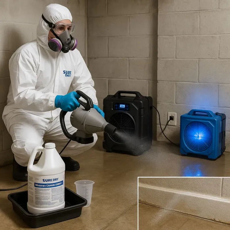 Sanitization and Odor Removal process in Gloucester Courthouse, VA